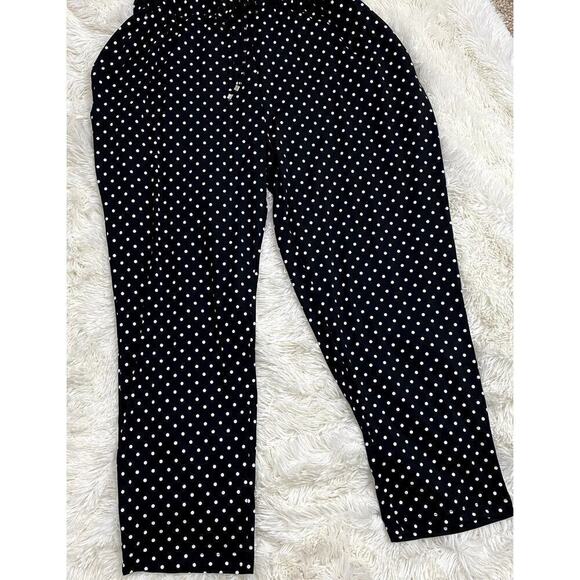 Robert Louis Black/White Polka Dots Pajama Pants - Size 3X - Picture 1 of 5